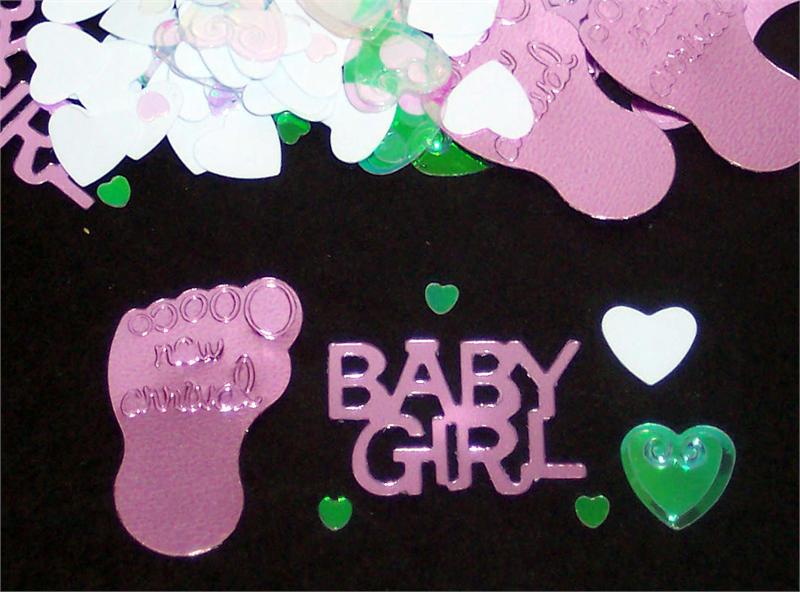 Baby Girl Confetti