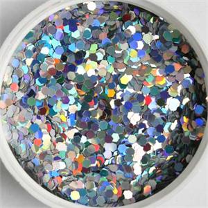 Prismatic Silver Glitter .095
