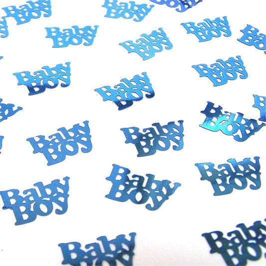 Baby Boy Confetti Metallic