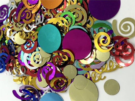 Swirls and Dots Confetti Pound