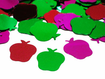 Apple Shaped Confetti, Assorted