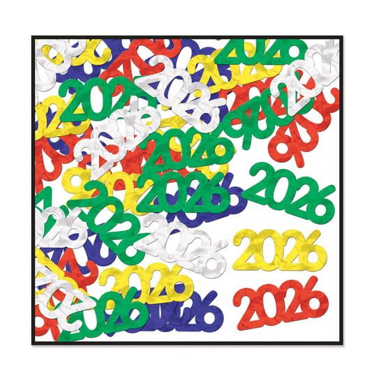 Number 2026 Confetti
