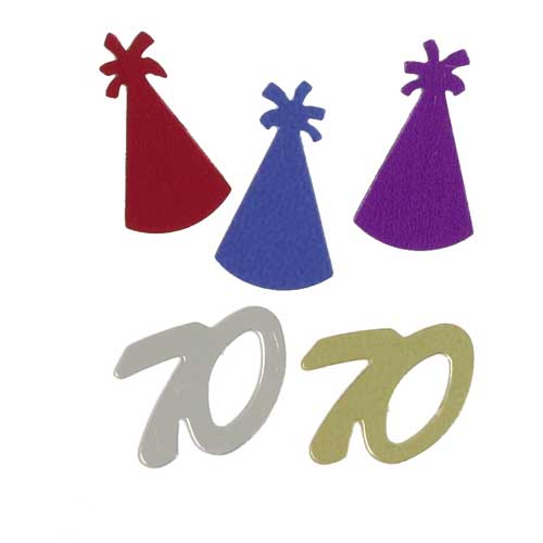 70th Birthday Party Confetti