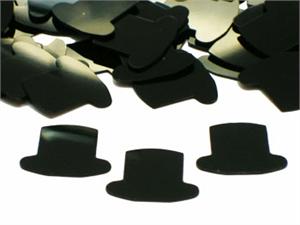 Black Top Hat Confetti