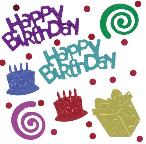 Birthday Medley Confetti bulk