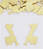 Baseball Confetti Gold