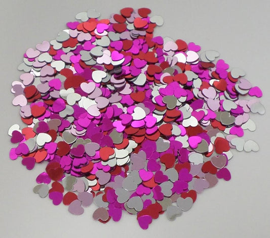 Heart Confetti 4 Color Mix
