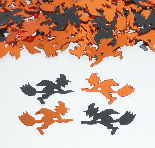 Witch Confetti, Black and Orange