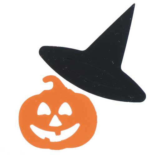 Witch Pumpkin Confetti