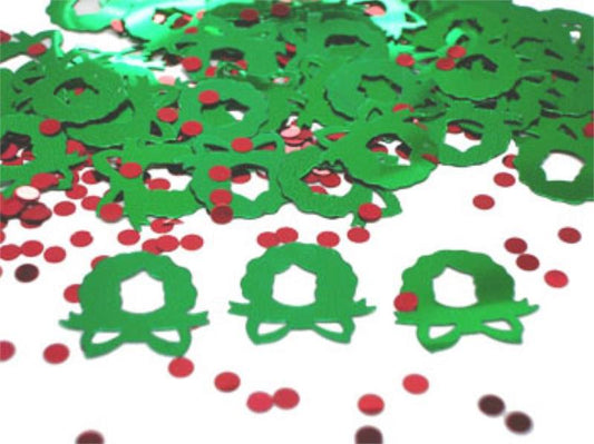 Berry Wreath Christmas Confetti