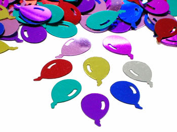 Balloon Confetti, Multicolor Metallic