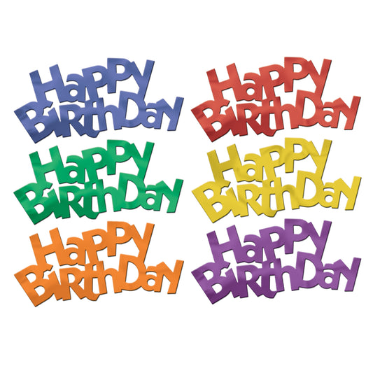 Happy Birthday Confetti Pound
